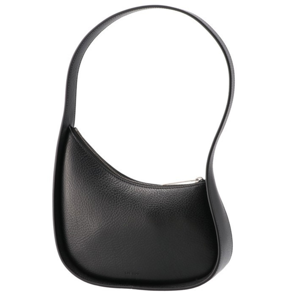 The Row Half Moon Shoulder Bag Grain Black - Picture 2 of 7